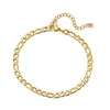 Fußkettchen Fußkette Fußschmuck Fußband Gliederkette Gold Produktbild-Vorschau 4