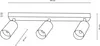Lumiled,soffitto,luce,soffitto,riflettore,3,luci,riflettore, Anteprima dell’immagine prodotto 7