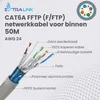 Extralink CAT6A F/FTP Netwerkkabel 50 Meter Koper, 10 Gb/s, Productafbeelding-voorbeeld 5