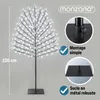MONZANA® Arbre lumineux 220 LED 220 cm minuterie 8 modes de Voir les images du produit 2