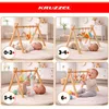 Houten babygym met standaard en 4 ophangringen, afmetingen Productafbeelding-voorbeeld 9