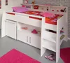 Hochbett "Releave" weiß, Kinder- und Jugendzimmer Bett 90 x Produktbild-Vorschau 6