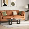 Salontafelpoten 2 st U-vormig 40x(30-31) cm staal zwart Productafbeelding-voorbeeld 2