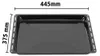 ICQN Backblech Set 445 × 375 × 25 mm, Kompatibel mit Produktbild-Vorschau 1