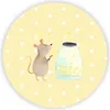 Mr. & Mrs. Panda magnet Maus Sterne - Gelb Pastell - Produktbild-Vorschau 1