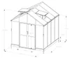 HOME DELUXE Gewächshaus ALBORA – Schwarz, Produktbild-Vorschau 6