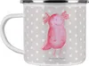 Mr. & Mrs. Panda Pott Axolotl Glücklich - Grau Pastell - Produktbild-Vorschau 1