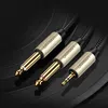 UGREEN AV126 Kabel TRS 3.5 mm do 2x TS 6.35 mm - 2m (szary) Podgląd zdjęcia produktu 3
