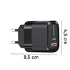 Chargeur rapide Chargeur 3in1 USB+Type-C Port, Fast Charger Voir les images du produit 9
