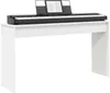 vidaXL Pied de piano Blanc 120 x 32 x 64 cm Bois composite Voir les images du produit 3