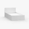 Lit d'enfant Cadre de lit Lit simple Lit 90cm blanc sans Voir les images du produit 11