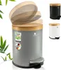 Exitoso 15818, 5 l, Rond, Acier inoxydable, Bambou, Gris, Voir les images du produit 2