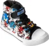 A single high-top sneaker with a Sonic the Hedgehog theme. Voir les images du produit