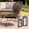Skandinavisches Design Balkon Windlicht Gartenlaterne Eirik Produktbild-Vorschau 4