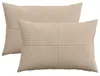 vidaXL Kissenbezug 2 pcs ALMELO Taupe 40 x 60 cm Cord Produktbild-Vorschau 1
