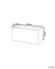 BELIANI Blumentopf Grau 50 x 23 x 24 cm Lehm-Faser-Mischung Produktbild-Vorschau 3