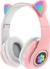 Wireless Bluetooth Headset Glühende Katze Ohr Kopfhörer Produktbild-Vorschau 1