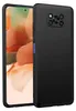 A black phone case is shown on a phone with a colorful wallpaper. Náhľad obrázku produktu