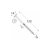 Tellerkopfschrauben 6,0x120 Konstruktionsschrauben Produktbild-Vorschau 3