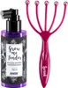 A bottle of hair lotion and a scalp massager are displayed side-by-side against a white background. Náhľad obrázku produktu