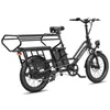 Longtail E-Bike Familie mit Klapplenker & Vollfederung – Produktbild-Vorschau 3
