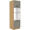 Einbaugeräteschrank LAILI – Breite 60 cm, Hellgrau / Eiche Produktbild-Vorschau 1