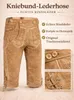 PAULGOS pantaloni tradizionali da uomo in pelle - braghe al Anteprima dell’immagine prodotto 5
