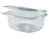 100x Feinkostbecher oval klar mit Deckel 500 ml (PET) Produktbild-Vorschau 1