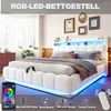 Postel s čalouněnou čelní stranou, rozměr 180x200 cm, s USB Náhled obrázku produktu 5