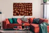 MuchoWow® Poster Leopardenmuster - Design - Orange 120x80 Produktbild-Vorschau 2