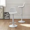sweeek - 2er Set verstellbare Barhocker mit Sitzbezug aus Produktbild-Vorschau 8