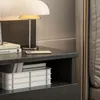 Chevet de chambre, 2 tiroirs, noir, style loft moderne Voir les images du produit 7