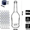 KADAX Bouteilles à liqueur 500ml, 50 pièces, Bouteilles Voir les images du produit 2
