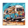 DEQORI Hybrid Leinwand Bild 50x50 cm 'Wüstenroadtrip' Produktbild-Vorschau 2