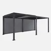 sweeek - Pergola mit Lamellendach Palace 3x6m + 2 Markisen Produktbild-Vorschau 1