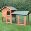 Kaninchenstall, Hasenstall, Hasenvilla, Kleintierstall Produktbild-Vorschau 2