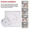 LED-Anbauleuchte FLORI quadrat, schwarz, 18W, neutralweiß Voir les images du produit