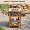 Stół grillowy COSTWAY do użytku na zewnątrz, stół Podgląd zdjęcia produktu 6