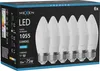 Mexen Nova 6x LED-Glühbirne E27, C37, 10W, Kalt - 6500K, Produktbild-Vorschau 1