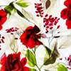 Baumwolle 100% große Rosen rot auf weißem Hintergrund Produktbild-Vorschau 2