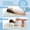 ELONEO Coussin de lit en forme de coin, Cale de lit 140x100 Voir les images du produit 2