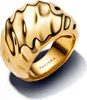 Welliger Statement Ring für Damen, IP Gold von PANDORA Produktbild-Vorschau 5