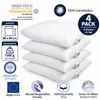 Set di 4 cuscini 80x80 cm Imbottitura: 1300 g di piume, Anteprima dell’immagine prodotto 7
