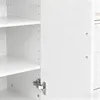 AIORBER Moderne Kompaktgarderobe mit Spiegel & Schuhbank, Produktbild-Vorschau 6