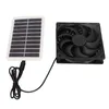 A solar panel connected to a fan on a white background. Anteprima dell’immagine prodotto