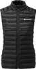 Schwarzes Damen-Westen von Montane; Modell "WOMEN"S ANTI-FREEZE GILET"; gepolstert mit Reißverschluss. Produktbild-Vorschau