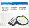 A collage showing vacuum cleaner filters and compatible model numbers. Produktbild-Vorschau