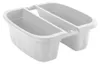 Dubbele bloempot - KLUNIA - 40 cm - Wit Productafbeelding-voorbeeld 16