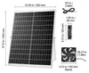 VEVOR 25W Solar Ventilator, 12V Solarpannel mit 4 Produktbild-Vorschau 8