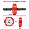 Ab Roller Bauchtrainer Fitness Ab Wheel mit Stahlachse & Produktbild-Vorschau 2